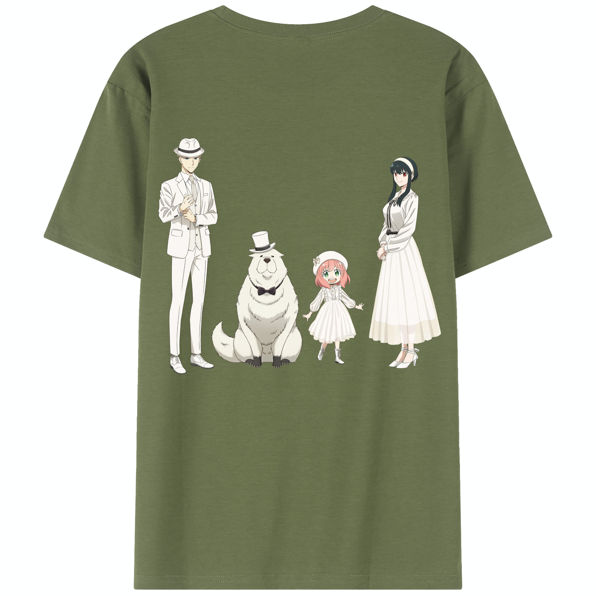 （画像用） SPY×FAMILY间谍家家酒 綿100％半袖Tシャツ（背面プリント）